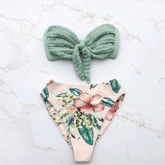 Montce Other - Scrunch Cabana Tie-Up Top